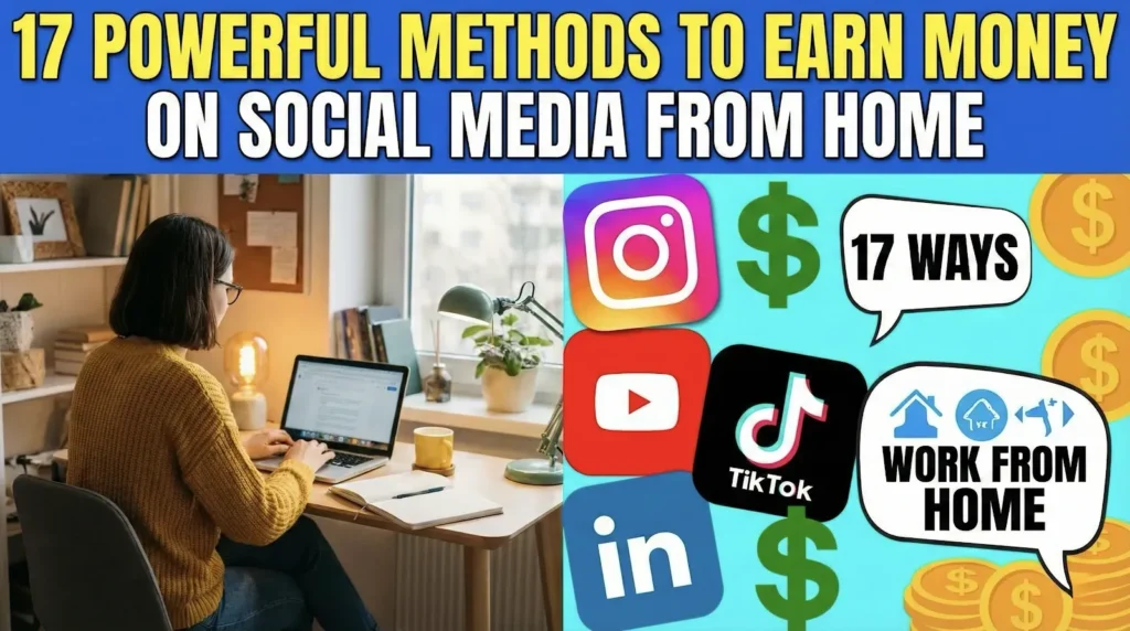 How to Earn Money From Social Media at Home